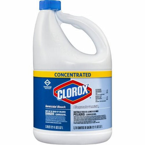 Lagasse, Bleach Clorox  Germicidal Liquid Concentrate. NonSterile Jug Chlorine Scent, 121 Oz Clorox