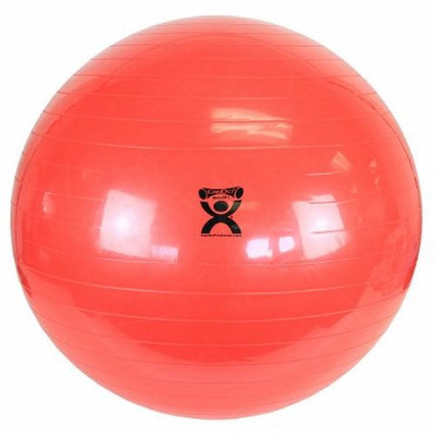 Fabrication Enterprises, Exercise Ball Cando  Inflatable Red, Count of 1 Fabrication Enterprises
