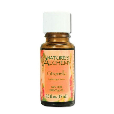 Natures Alchemy, 100% Pure Essential Oil Citronella, 0.5 Oz Natures Alchemy