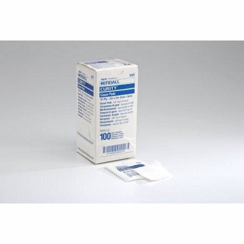 Cardinal, Gauze Sponge Curity Gauze 12-Ply 2 X 2 Inch Square Sterile, Count of 1 Cardinal