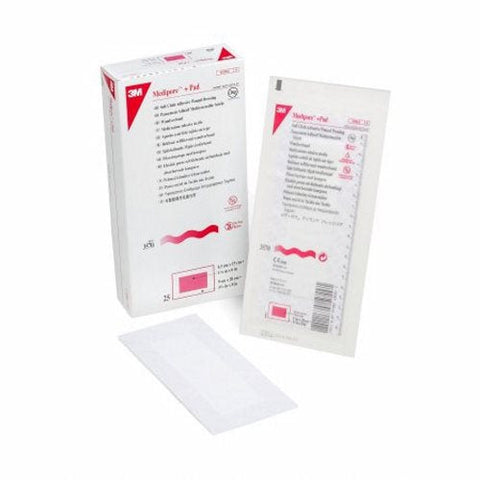 3M, Composite Dressing Medipore 3-1/2 X 8 Inch Rectangle Sterile Nonwoven Backing, Box Of 25 3M