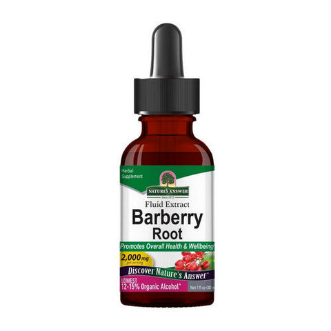 Nature's Answer, Barberry Liquid Extract Low Alcohol, 1 Oz Nature's Answer