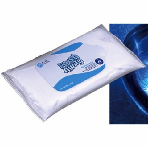 Dynarex, Flushable Personal Wipe Flush Away Soft Pack Aloe Scented 24 Count, 1 Pack Dynarex