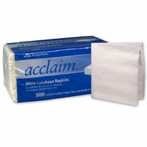 Georgia Pacific, Luncheon Napkin Acclaim  White Paper, 1 Pack Georgia Pacific