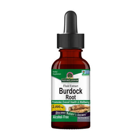 Nature's Answer, Burdock Root, 1 OZ Alcohl Free Nature's Answer