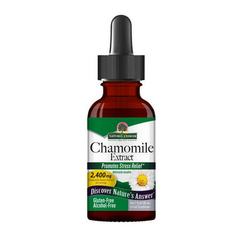 Nature's Answer, Chamomile Extract Alcohol Free, 2400 Mg, 1 Oz Nature's Answer