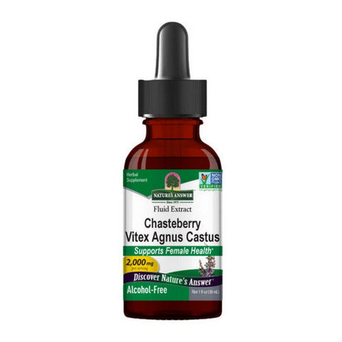 Nature's Answer, Chasteberry Vitex Agnus Castus Alcohol Free, 1 Oz Nature's Answer