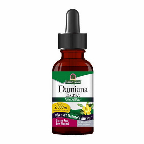 Nature's Answer, Damiana Leaf Low Alcohol, 2000 Mg, 1 Oz Nature's Answer