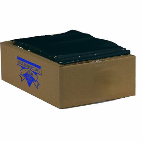 Colonial Bag Corporation, Trash Bag Colonial Bag 56 gal. Black LLDPE 1.35 Mil. 43 X 47 Inch X-Seal Bottom Flat Pack, Count of 1 Colonial Bag Corporation