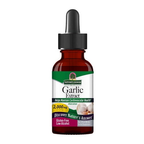 Nature's Answer, Garlic Extract Low Alcohol, 2000 Mg, 1 Oz Nature's Answer