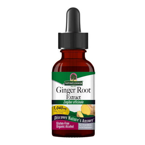 Nature's Answer, Ginger Root Low Alcohol, 1040 Mg, 1 Oz Nature's Answer