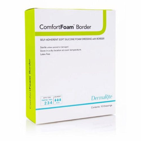 DermaRite, Silicone Foam Dressing 4 X 12, Box Of 5 DermaRite