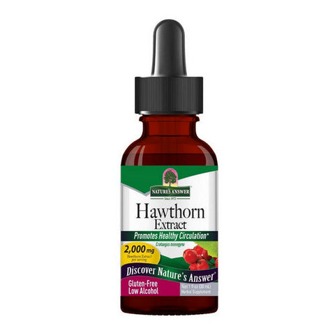 Nature's Answer, Hawthorn Berries Low Alcohol, 2000 Mg, 1 Oz Nature's Answer