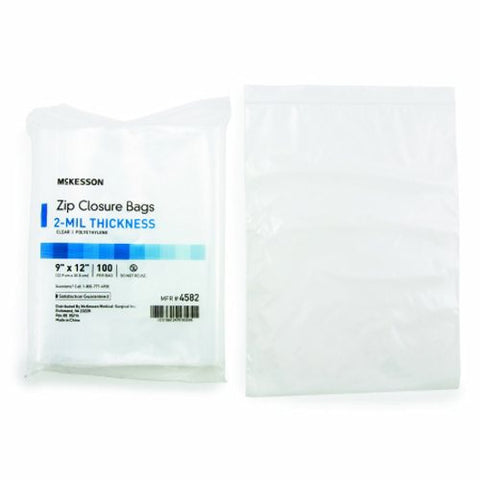 McKesson, Zip Closure Bag McKesson 9 X 12 Inch Polyethylene Clear, Case Of 2 McKesson