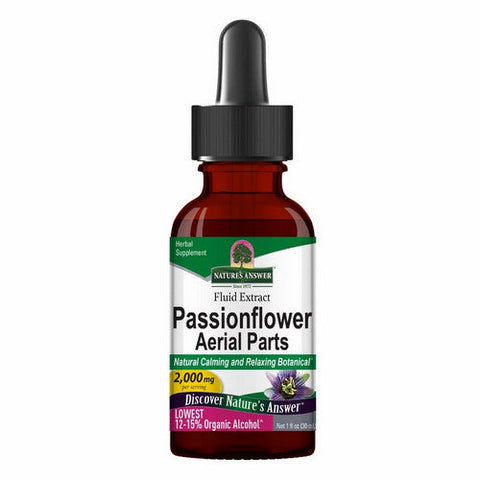 Nature's Answer, Passionflower Aerial Parts Fluid Extract, 2000 Mg, 1 Oz Nature's Answer