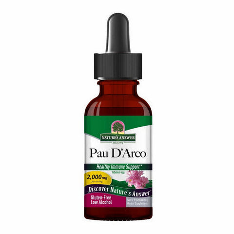 Nature's Answer, Pau Dâ€™Arco Low Alcohol, 2000 Mg, 1 Oz Nature's Answer