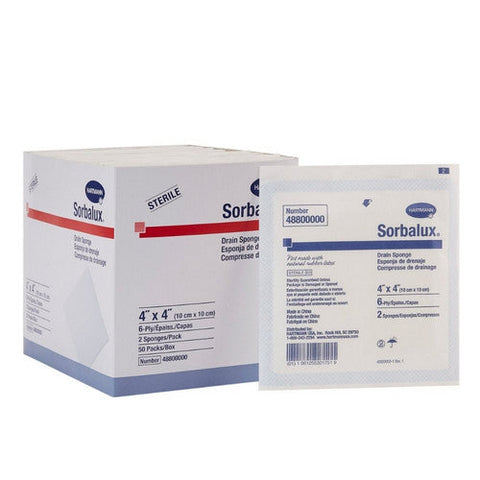 Hartmann Usa Inc, IV & Drain All-Purpose Sponge 4 x 4 inch, Box Of 50 Hartmann Usa Inc