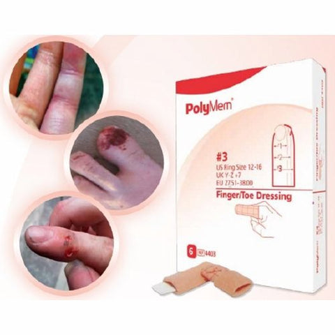 Polymem, Adhesive Dressing, Box Of 6 Polymem