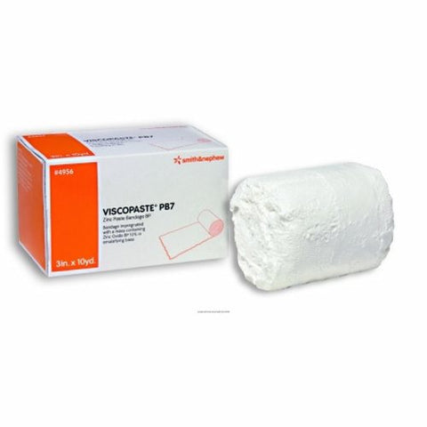 Smith & Nephew, Impregnated Dressing Viscopaste  PB7 3 Inch X 10 Yard Open Weave Fabric Zinc Paste, Case Of 4 Smith & Nephew