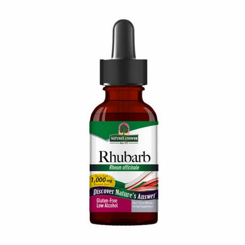 Nature's Answer, Rhubarb Root Low Alcohol, 1000 Mg, 1 Oz Nature's Answer