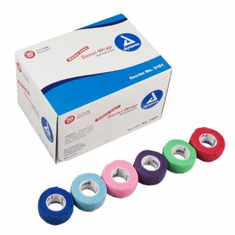 Dynarex, Cohesive Bandage Sensi-Wrap 1 Inch, Count of 30 Dynarex