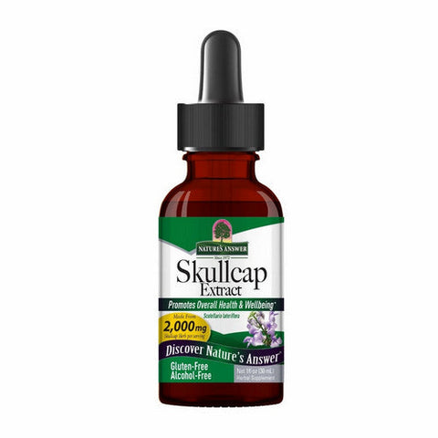 Nature's Answer, Skullcap Herb, Alcohol Free Extract 1 FL Oz Nature's Answer