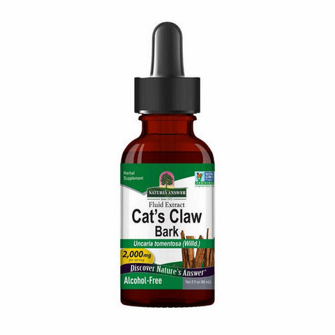 Nature's Answer, Cats Claw Inner Bark, Alcohol Free Extract 2 FL Oz Nature's Answer