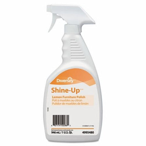 Diversey, Furniture Polish Shine-Up Trigger Spray Liquid Lemon Scent NonSterile, 1 Quart Diversey