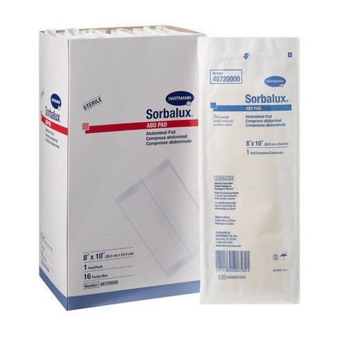 Hartmann Usa Inc, Abdominal Pad, Case Of 20 Hartmann Usa Inc
