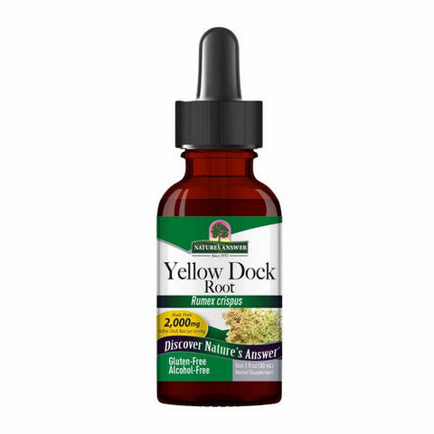 Nature's Answer, Yellow Dock, ALCOHOL FREE, 1 OZ Nature's Answer