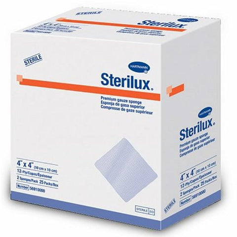 Hartmann Usa Inc, Gauze Sponge 4X4 Inch Sterile, Case Of 24 Hartmann Usa Inc