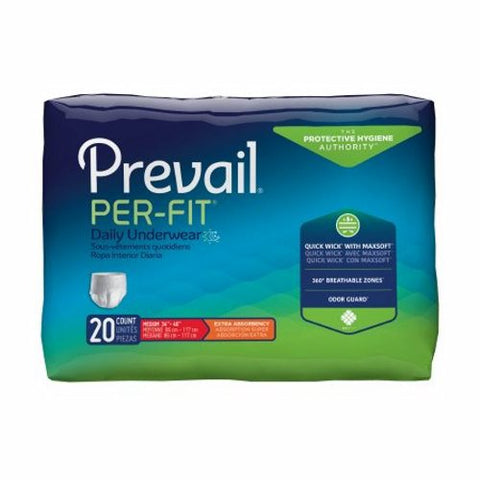 First Quality, Male Adult Absorbent Underwear Pull On Medium Disposable PFM-512, Case Of 4 First Quality