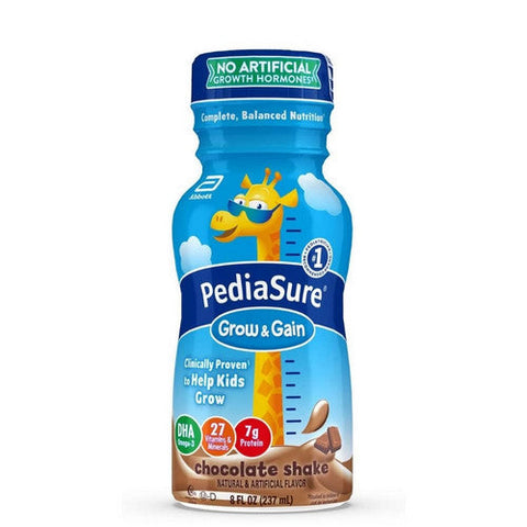 Pediasure, Pediatric Oral Supplement PediaSure  Grow & Gain Chocolate Flavor 8 oz. Bottle Ready to Use, 8 Oz Pediasure