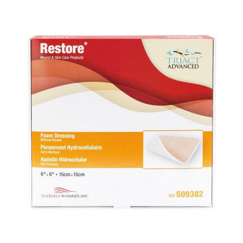 SteadMed, Foam Dressing 6 X 6 Inch Without Border Film Backing Nonadhesive 509382, Box Of 10 SteadMed