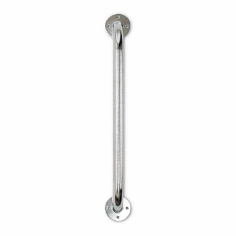 McKesson, Wall Grab Bar Chrome Finish Knurled Steel 18 Inch Length, Count of 1 McKesson