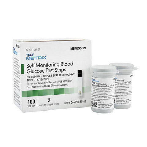 McKesson, Blood Glucose Test Strips, Case Of 12 McKesson