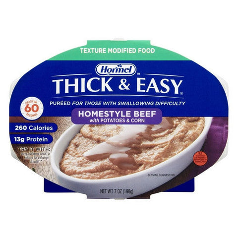 Hormel, Thickened Food Tray Beef with Potatoes 160747, Count of 7 Hormel
