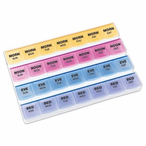 Mediplanner, Pill Organizer Mediplanner  Standard Size 7 Day 4 Dose, Count of 1 Mediplanner