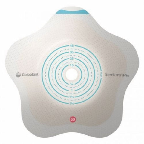 Coloplast, Ostomy Barrier SenSura  Mio Convex Flip Pre-Cut, Standard Wear Blue Code 1-3/4 Inch Stoma, Box Of 5 Coloplast