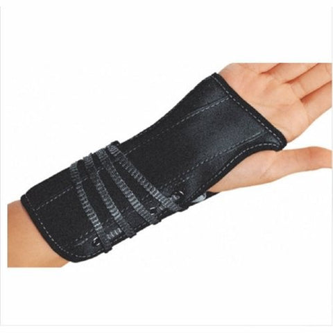 DJO, Wrist Splint Cinch-Lock Suede / Flannel Left Hand Black Medium, Count of 1 DJO