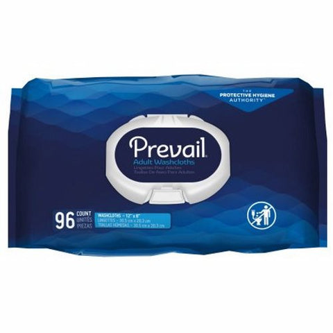 First Quality, Personal Wipe Prevail  Soft Pack Aloe / Vitamin E Scented 96 Count, Pack Of 96 First Quality