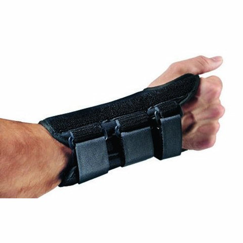 DJO, Wrist Brace Aluminum Foam Spandex Plastic Left Hand Black Medium 79-87295, Count of 1 DJO
