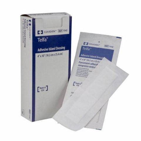 Cardinal, Island Dressing 4 X 4 Inch Square Sterile 7550, 1 Each Cardinal