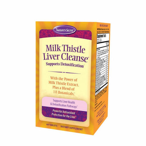Nature's Secret, Milk Thistle Liver Cleanse, 60 Tabs Nature's Secret
