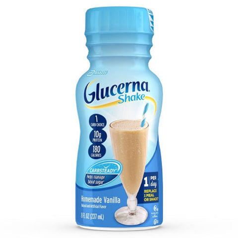 Abbott Nutrition, Glucerna Shake Vanilla Flavor, 8 Oz Abbott Nutrition