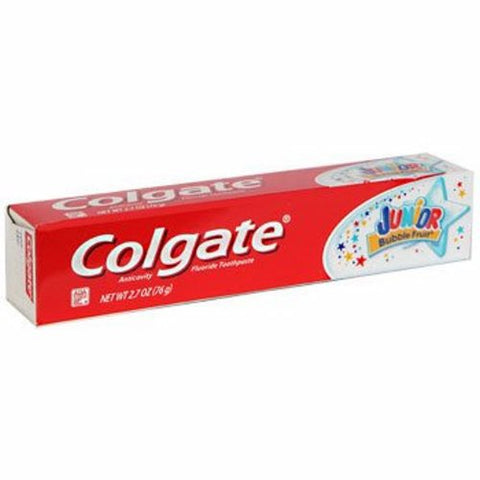 Colgate, Toothpaste Colgate  Junior Bubble Fruit Flavor 2.7 oz. Tube, Count of 24 Colgate