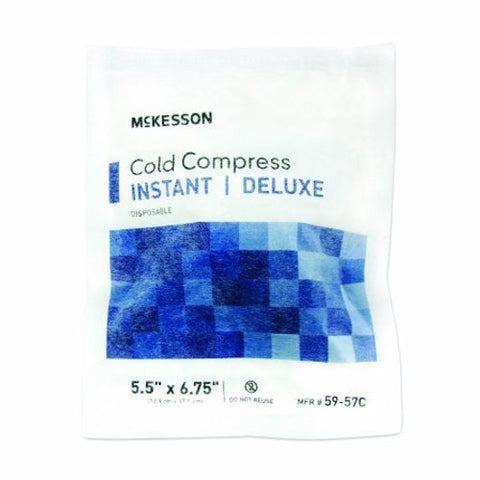 McKesson, Instant Cold Pack McKesson Deluxe General Purpose Small 5-1/2 X 6-3/4 Inch Soft Cloth Disposable, Count of 1 McKesson