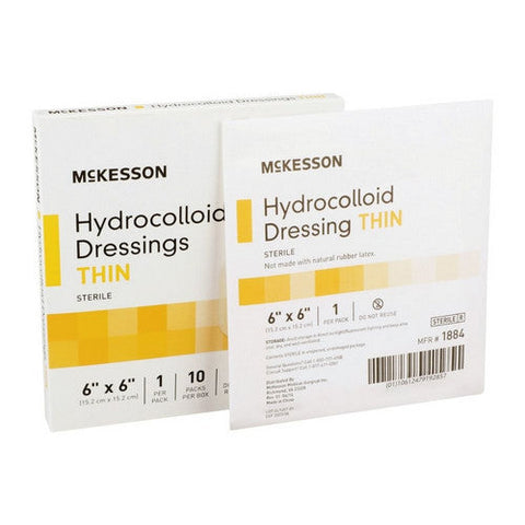 McKesson, Hydrocolloid Dressing 6 X 6 Inch Sterile, Case Of 20 McKesson