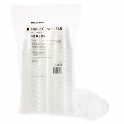 McKesson, Drinking Cup McKesson 5 oz. Clear Polypropylene Disposable, Case of 2000 McKesson