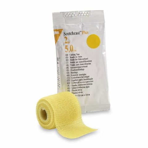 3M, Cast Tape 3M Scotchcast Plus 2 Inch X 12 Foot Fiberglass Yellow, Box Of 10 3M